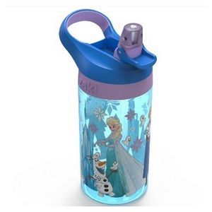 Disney Frozen 16oz Anna Plastic Water Bottle Teal/Blue - Zak Designs